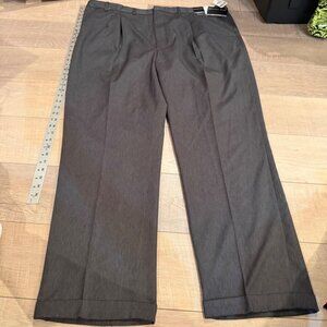 GEOFFREY BEENE MENS GRAY DRESS PANTS NEW CHARCOAL 46X32